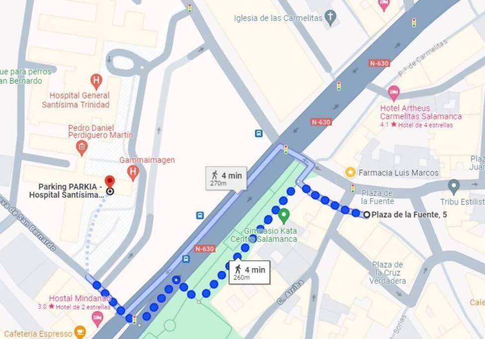 Alojamiento Plaza La Fuente Centro Daire Salamanca Dış mekan fotoğraf